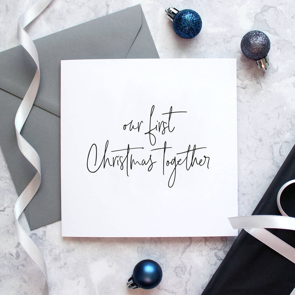 Our First Christmas Card 