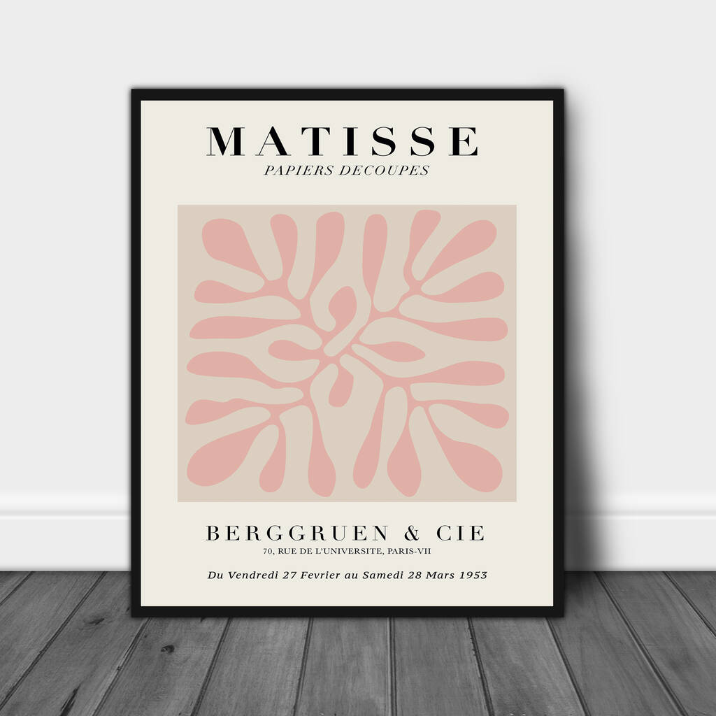 Matisse Powder Pink Exhibition Print, 1 of 3