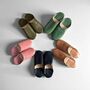 Handmade Moroccan Pink Leather Babouche Slippers, thumbnail 2 of 5