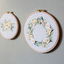 Lemon Wreath Embroidery Hoop Kit, thumbnail 5 of 5