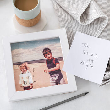 Personalised Handwriting Photo Box Frame For Him, 3 of 3
