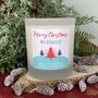 Personalised Christmas Teacher Gift Snowfall Candle, thumbnail 1 of 10