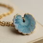 Blue Leaf Necklace, thumbnail 1 of 6