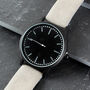 Personalised Mens Black And Grey Watch In Gift Box, thumbnail 5 of 9