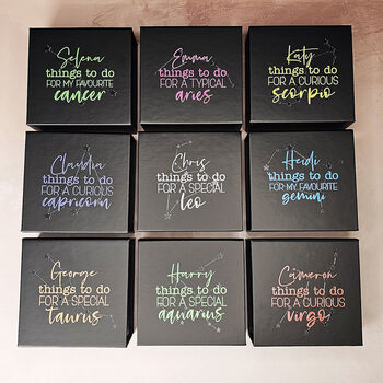 Activity Box For A Gemini Birthday Gift, 4 of 5
