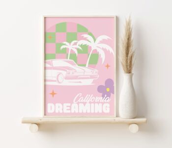 California Themed Prints Gallery Wall Set Of Six, 5 of 6