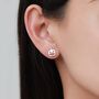 Sterling Silver Mismatched Carved Pumpkin And Ghost Stud Earrings, thumbnail 6 of 12