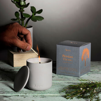 Vegan Persian Thyme Scented Candle, 3 of 5