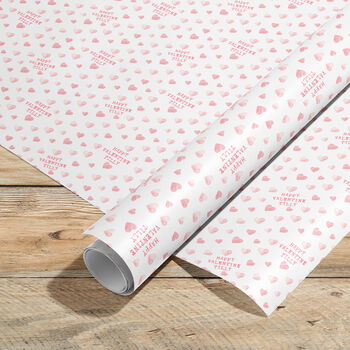 Personalised Valentines Day Wrapping Paper Roll #580, 3 of 4