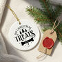 Personalised Dog Pet Christmas Bauble, thumbnail 3 of 10