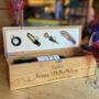 Personalised Four Piece Birthday Wine Bottle Gift Set, thumbnail 1 of 1