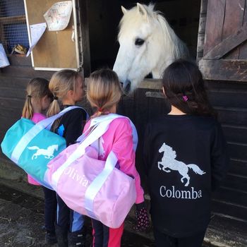 Girls Personalised Horseriding Activity Bag, 3 of 9