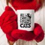 All I Want For Christmas Is More Cats | Christmas Mug, thumbnail 1 of 5