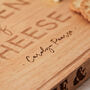 Personalised King Or Queen Of Cheese Wooden Board, thumbnail 2 of 6