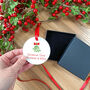 Mistletoe And Wine Christmas Tree Decoration, thumbnail 4 of 8