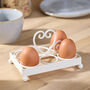 Vintage Iron Heart Egg Holder, thumbnail 1 of 4