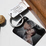 A Special Dad Keyring With Photo Plate Letterbox Gift, thumbnail 2 of 7