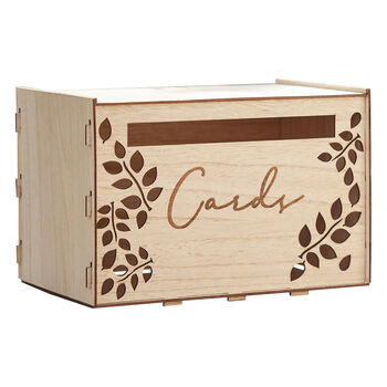 Wooden Wedding Card Box, 2 of 4