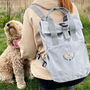 Personalised Doggy Daycare New Puppy Gift Backpack, thumbnail 4 of 12