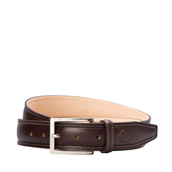 Mens Luxury Leather Casual Belt 'The Franco', 5 of 12