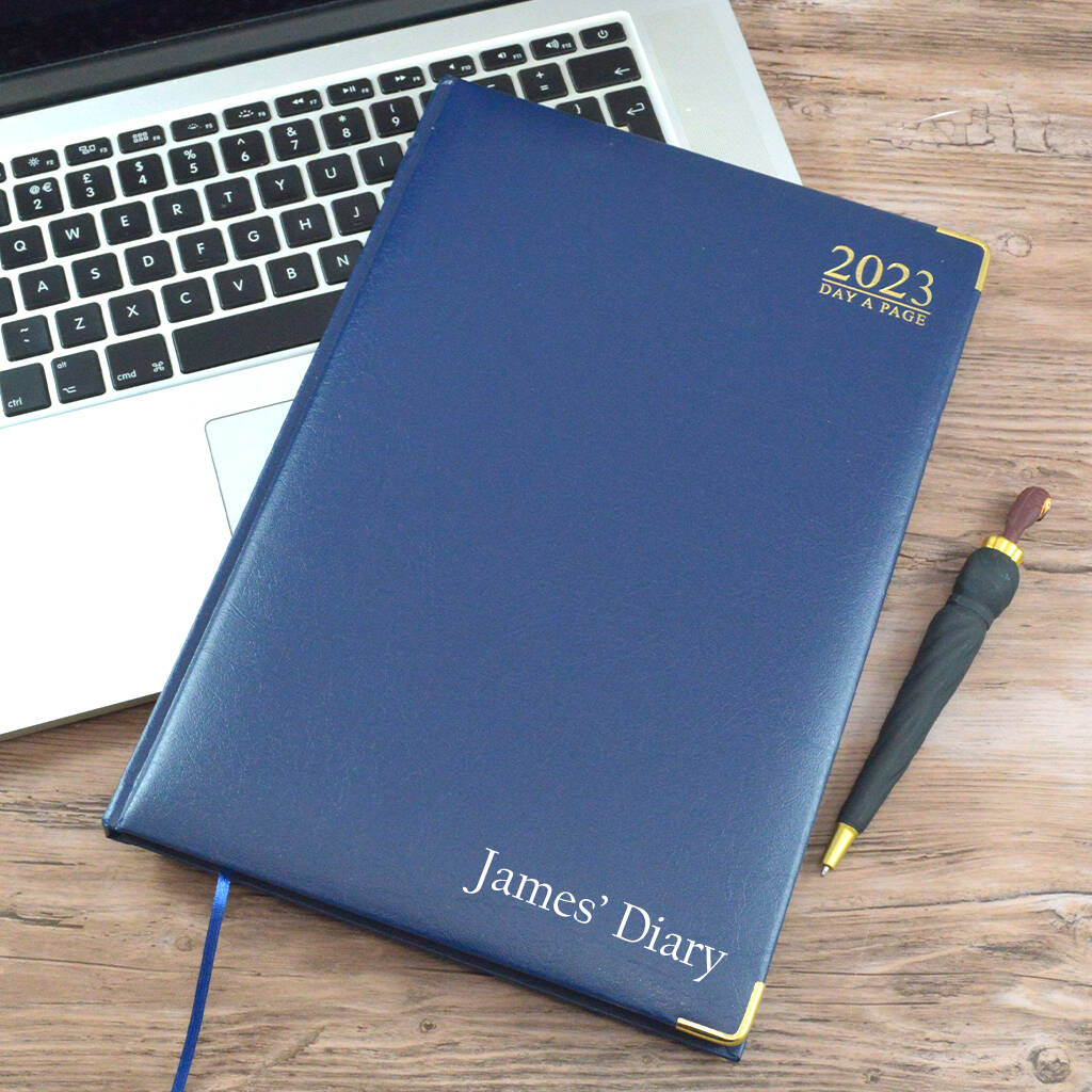 Personalised A4 Diary With Your Printed Name By