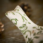 Set Of Two Irina Green Botanical Bird Ornaments, thumbnail 5 of 8