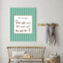 Babar The Elephant Green Yoga Nursery Art Print, thumbnail 3 of 3