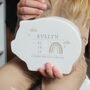 Personalised Rainbow Piggy Bank For New Baby, thumbnail 4 of 4