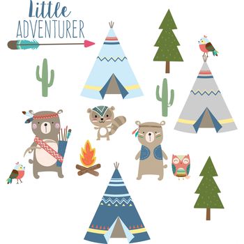 Little Warrior Fabric Wall Stickers, 2 of 2