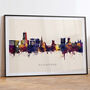 Guildford Skyline Cityscape Art Print, thumbnail 6 of 12