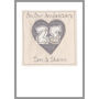 Personalised 25th Silver Wedding Anniversary Card, thumbnail 6 of 12