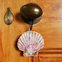 Scallop Shell Wooden Hanging Decoration, thumbnail 1 of 6