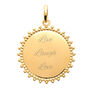 18k Gold Vermeil Plated Personalised Beaded Pendant, thumbnail 2 of 2