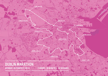 Personalised Dublin Marathon Poster, 11 of 11