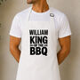 Personalised King Of The BBQ Apron, thumbnail 7 of 7