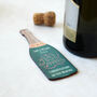 Personalised Just Married Gift Tag, Wooden Bottle Label, thumbnail 2 of 3
