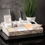 White And Silver Marble Make Up Organiser Tray, thumbnail 1 of 4