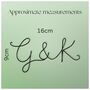 Custom Initials Wire Sign, thumbnail 3 of 3