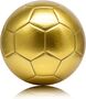 Gold Football Ball Size Five Golden Full Size Soccer, thumbnail 1 of 3