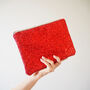 Sparkly Glitter Clutch Bag, thumbnail 6 of 10