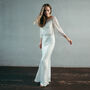 Beaded Bridal Top | Sequined Wedding Dress Topper, thumbnail 9 of 11