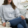 Stay Now Womens Christmas Jumper, thumbnail 1 of 6