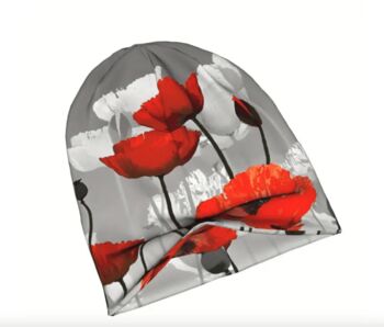 Soft Chemo Headwear Beanie Hat Bandana Various Poppy, 6 of 10