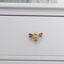 Solid Brass Bumble Bee Drawer Knob, thumbnail 3 of 12