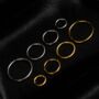 Silver Stainless Steel Hoop Earrings For Men, thumbnail 6 of 10