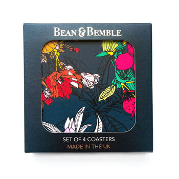 Blossom Coasters Box Set Of Four Round Heat Resistant, 7 of 10