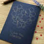 Personalised Love Chemistry Gold Foil Card, thumbnail 6 of 12