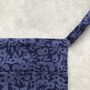 Blue Berry Liberty Cotton Pleated Face Mask, thumbnail 3 of 5