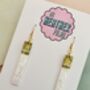 Cigarette Glitter Resin Earrings / Edgy Grunge Jewellery Alt Fashion Statement / Kitsch Jewellery / Bold Gift Fashion Forward Accessory, thumbnail 5 of 5