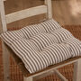 Vintage Striped Tie On Seat Pads, thumbnail 1 of 5